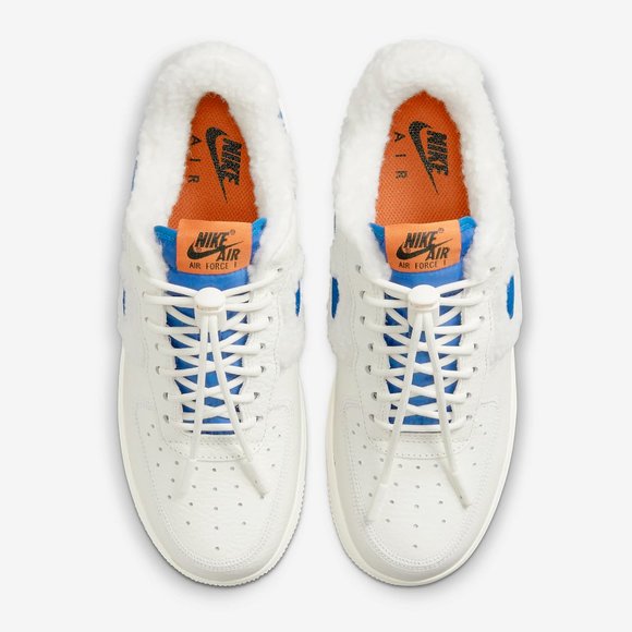 Nike Air Force 1 '07 Low Sherpa Fleece White DO6680-100 Womens sz 10 or … - Picture 6 of 11